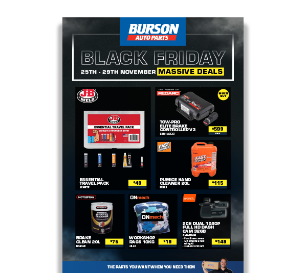 Black Friday Landing Page Burson